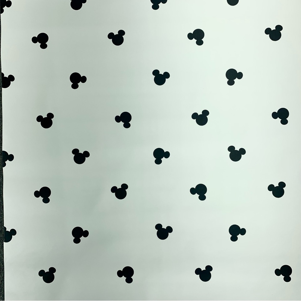 Vintage RARE Mickey Mouse Ears Wallpaper 20.5 Inches Wide X 32.8 feet Long. - Picture 2 of 6